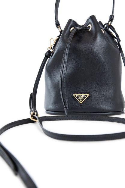 PRADA WOMAN BLACK SHOULDER BAGS