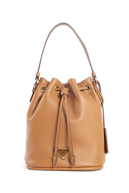 PRADA WOMAN BROWN SHOULDER BAGS