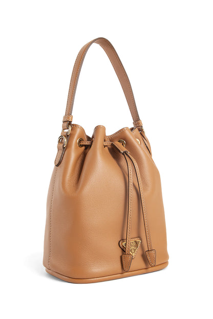 PRADA WOMAN BROWN SHOULDER BAGS