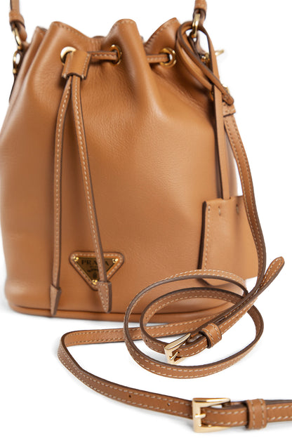 PRADA WOMAN BROWN SHOULDER BAGS