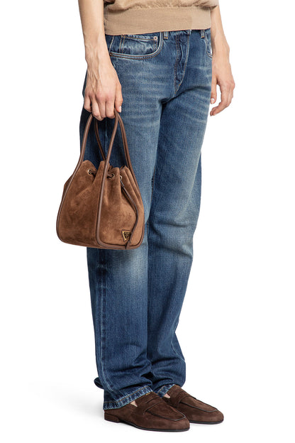 Sac seau mini en daim Darling 
