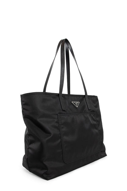 PRADA WOMAN BLACK TOTE BAGS