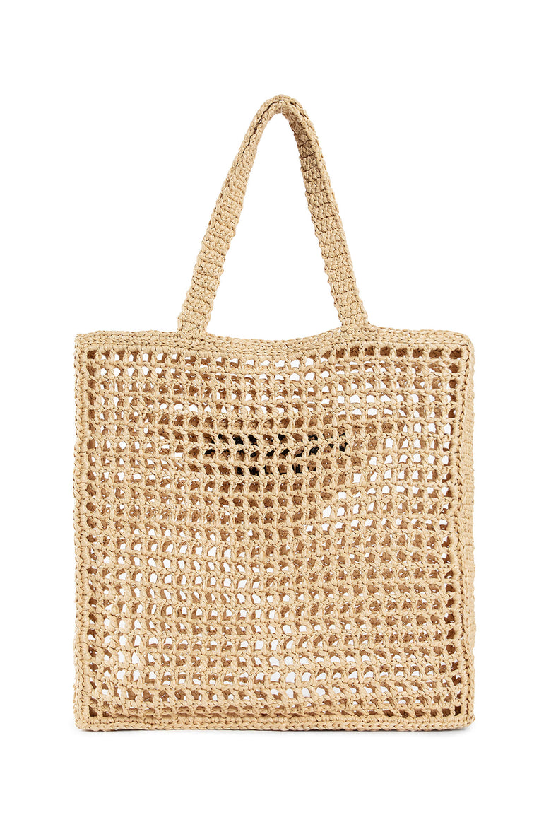 PRADA WOMAN BEIGE TOTE BAGS