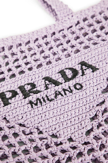 PRADA WOMAN PURPLE SHOULDER BAGS