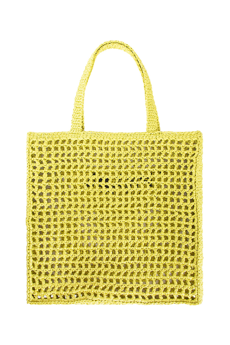 PRADA WOMAN YELLOW TOTE BAGS