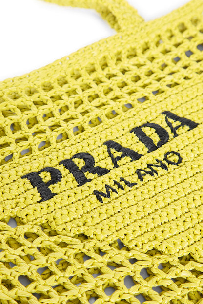 PRADA WOMAN YELLOW TOTE BAGS