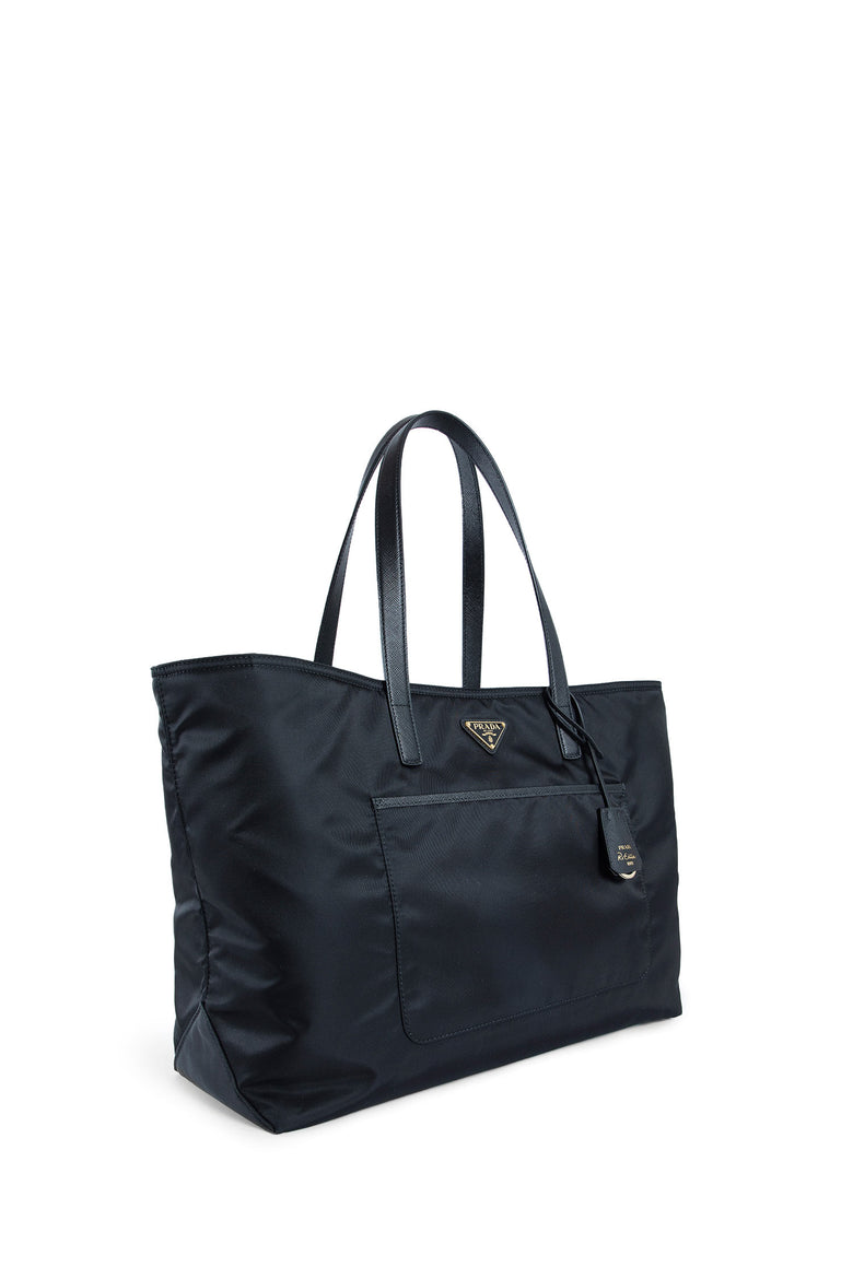PRADA WOMAN BLACK TOTE BAGS