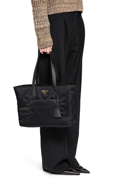 PRADA WOMAN BLACK SHOULDER BAGS