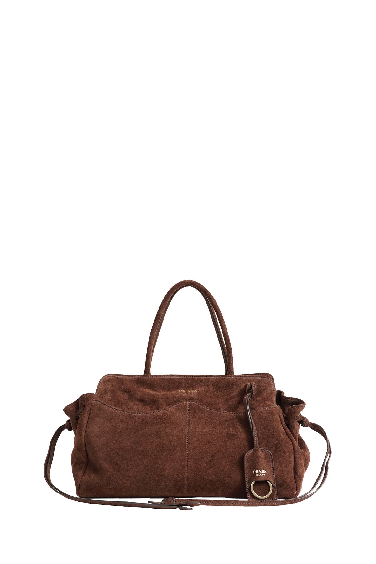 PRADA Allusion Large Suede Bag woman