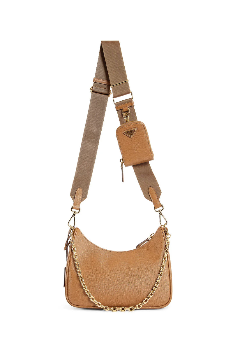 PRADA WOMAN BROWN CROSSBODY BAGS - Antonioli.eu