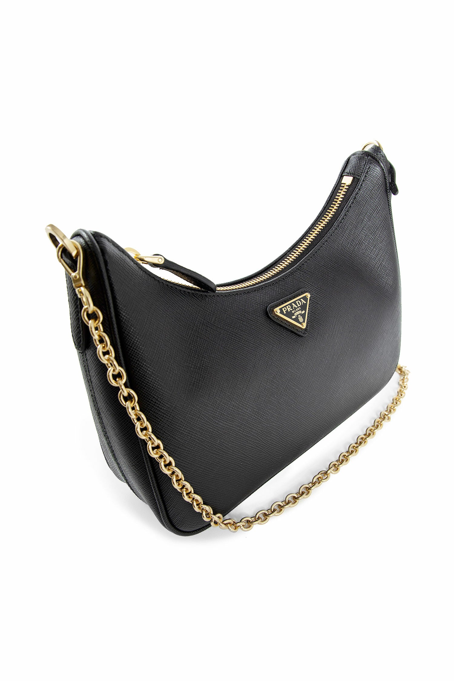 PRADA WOMAN BLACK CROSSBODY BAGS