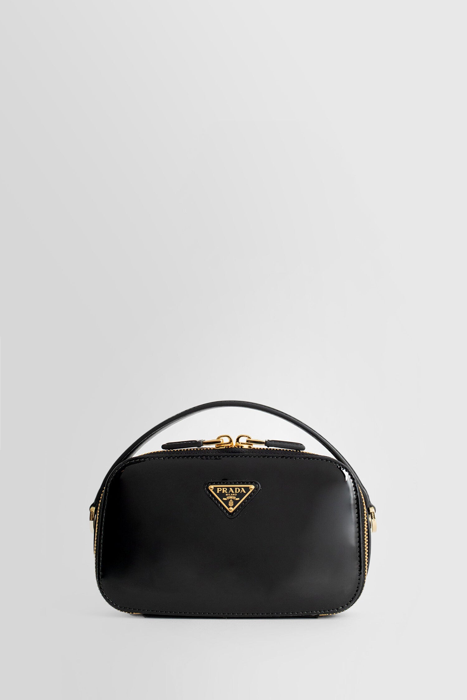 PRADA WOMAN BLACK TOP HANDLE BAGS