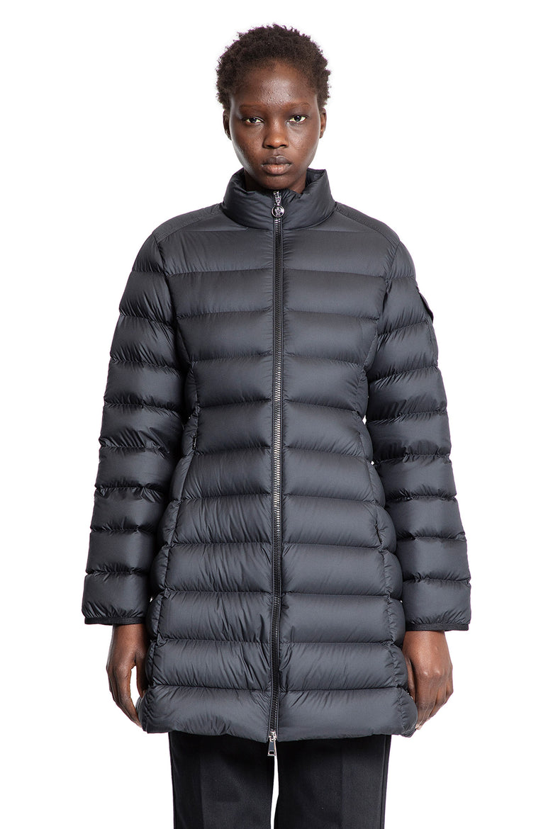 MONCLER WOMAN BLACK JACKETS