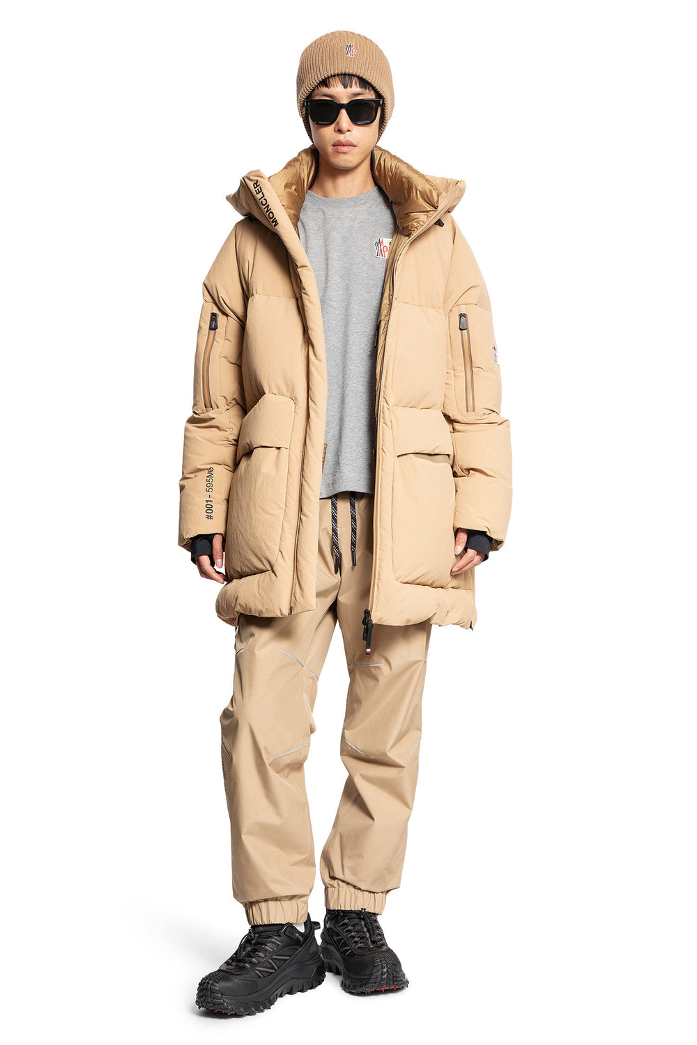 MONCLER GRENOBLE MAN BEIGE COATS