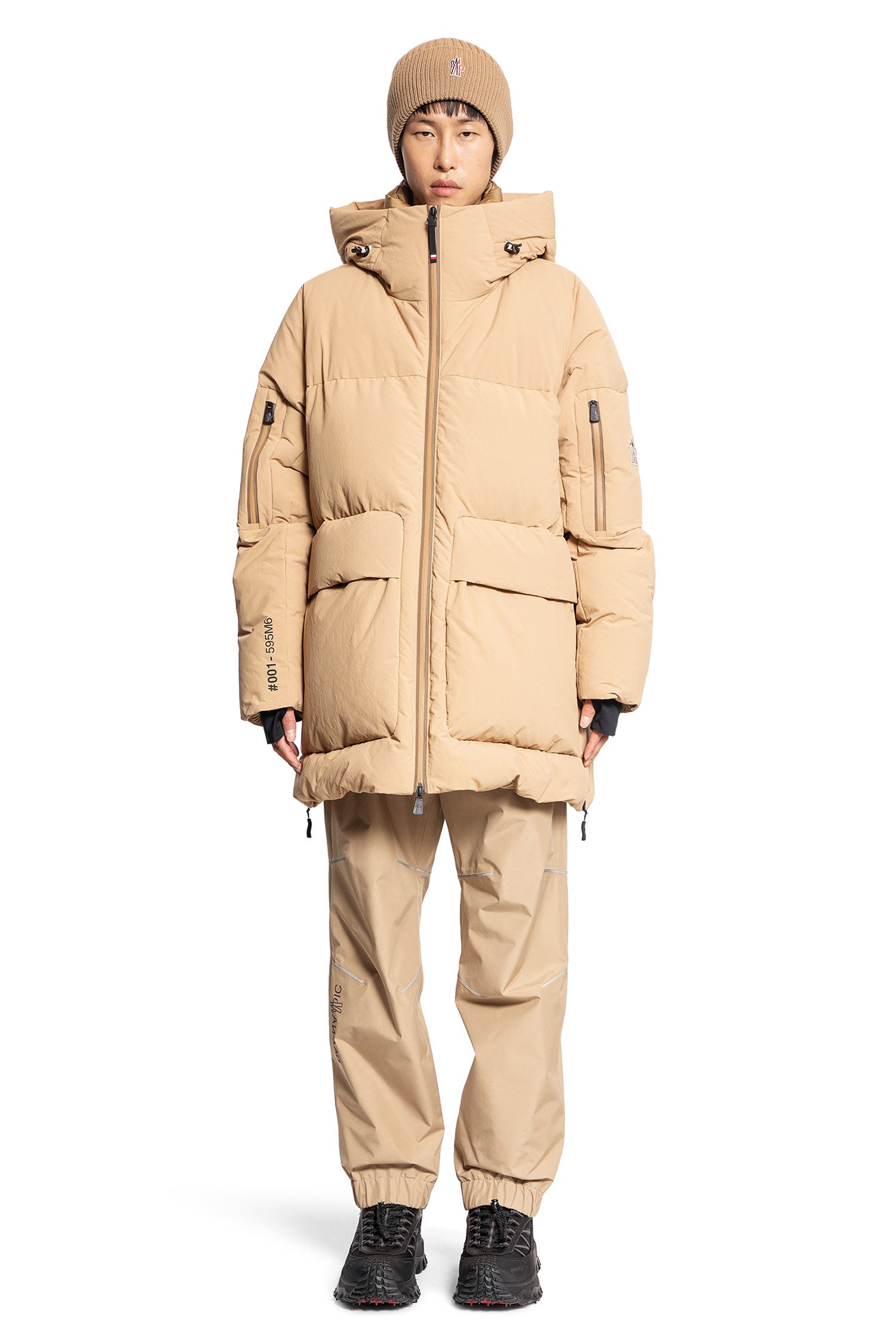 MONCLER GRENOBLE MAN BEIGE COATS