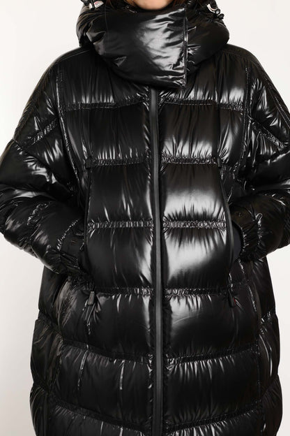 MONCLER GRENOBLE WOMAN BLACK COATS