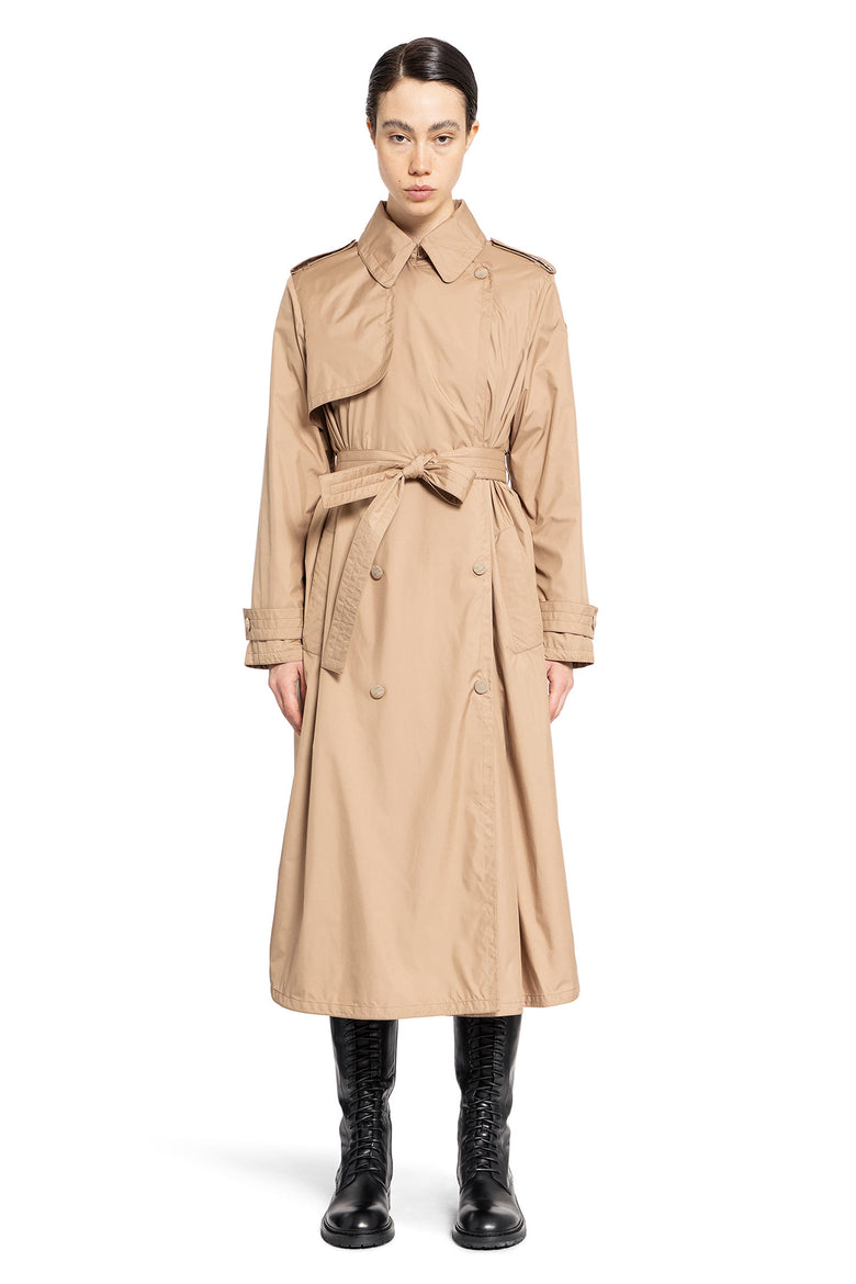 MONCLER WOMAN BEIGE COATS