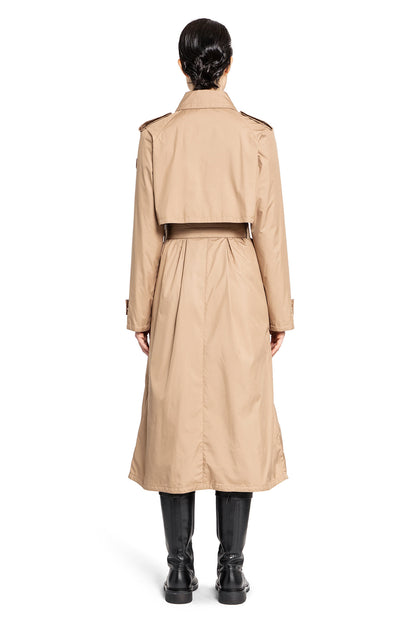 MONCLER WOMAN BEIGE COATS