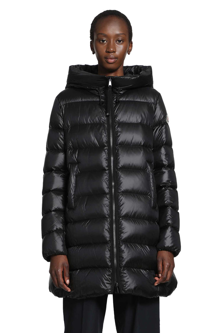 MONCLER Suyenne Hooded Mid-Length Down Jacket woman