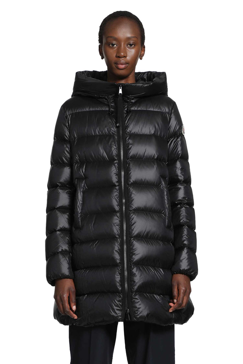 MONCLER Suyenne Hooded Mid-Length Down Jacket woman