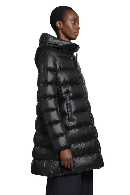 Suyenne Hooded Mid-Length Down Jacket