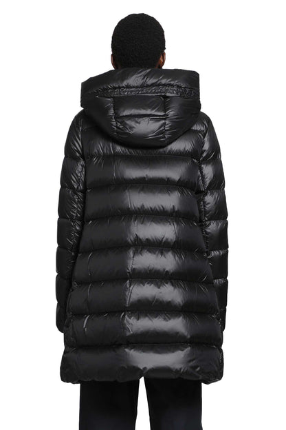 Suyenne Hooded Mid-Length Down Jacket