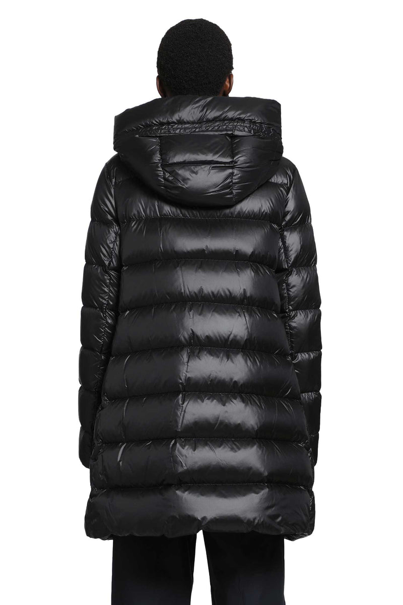 MONCLER Suyenne Hooded Mid-Length Down Jacket woman