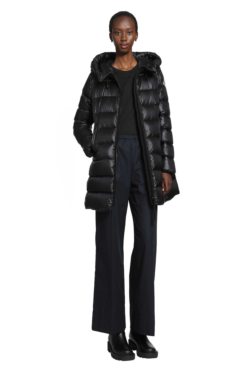 MONCLER Suyenne Hooded Mid-Length Down Jacket woman