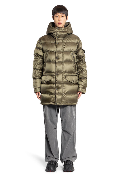 MONCLER MAN GREEN COATS