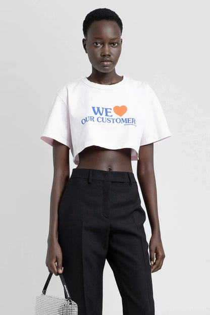 Antonioli ALEXANDER WANG WOMAN PINK T-SHIRTS & TANK TOPS