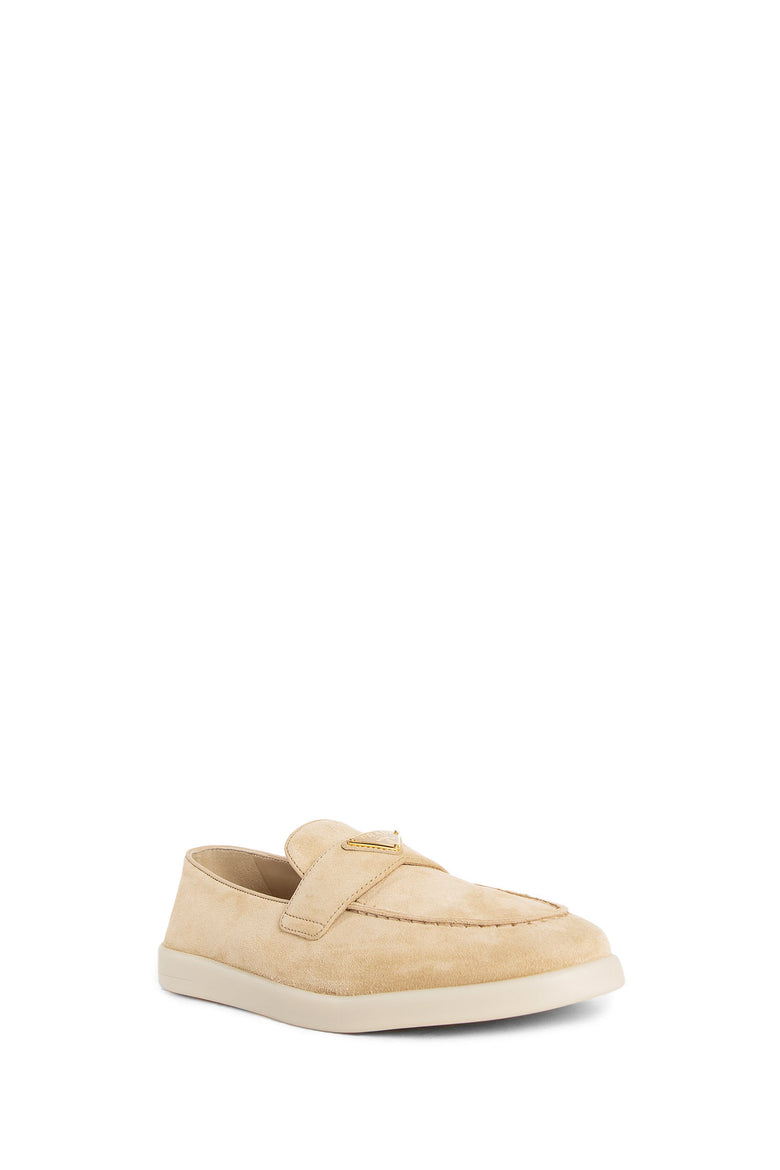 PRADA WOMAN BEIGE FLATS