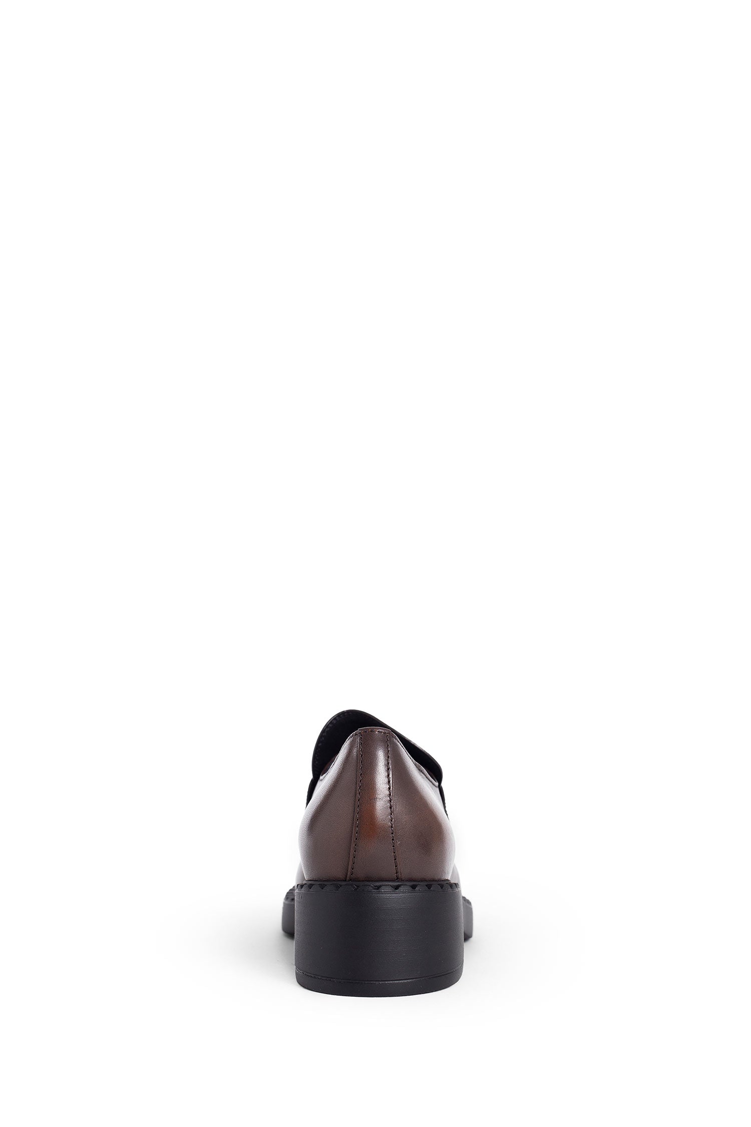 PRADA WOMAN BROWN LOAFERS