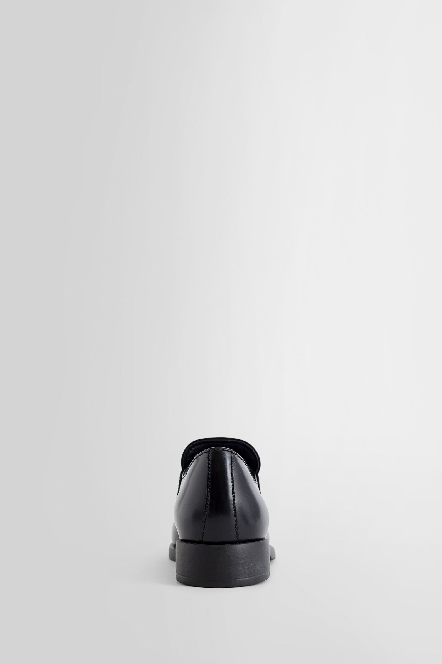 PRADA WOMAN BLACK LOAFERS & FLATS