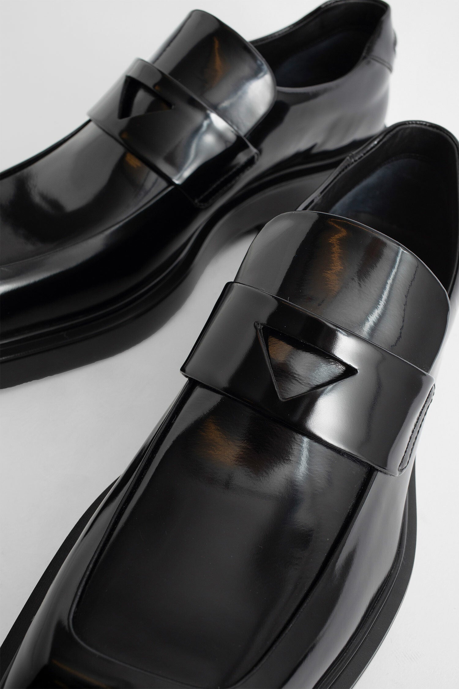 PRADA WOMAN BLACK LOAFERS