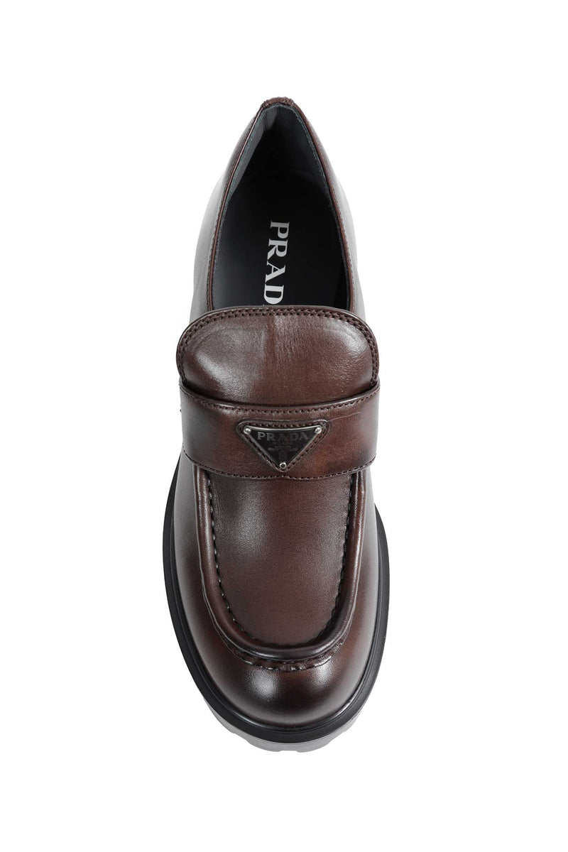 PRADA Leather Loafers woman
