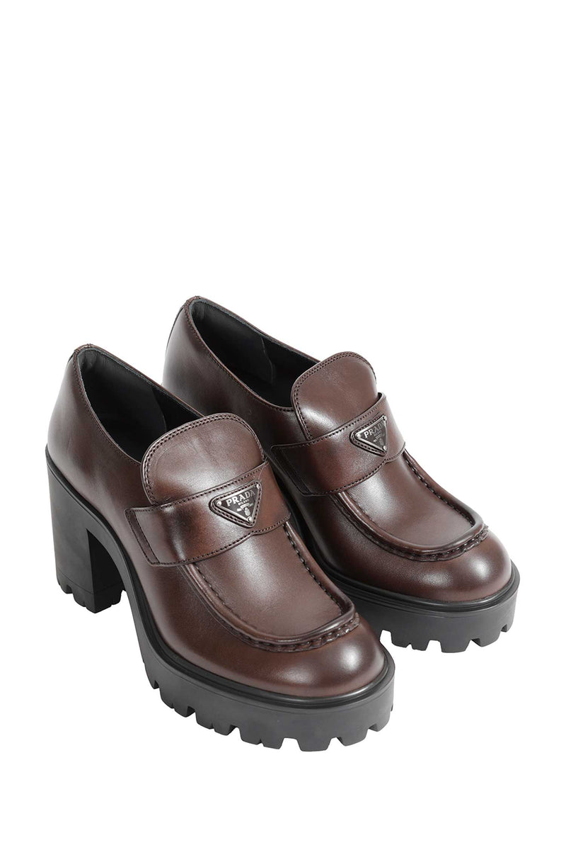 PRADA Leather Loafers woman