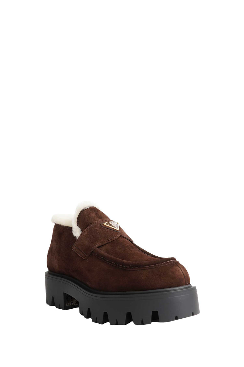 PRADA Suede loafers woman
