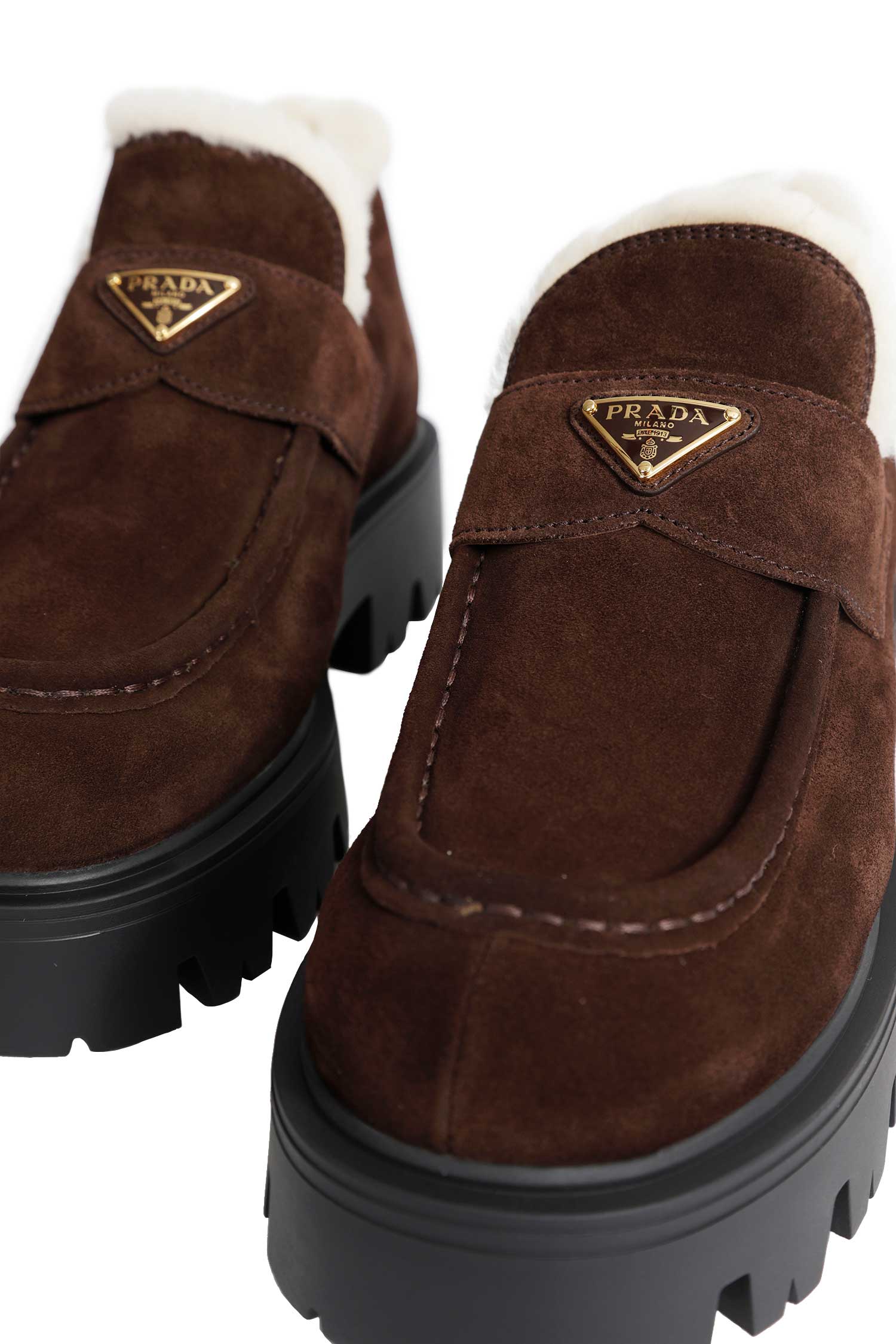 PRADA Suede loafers woman