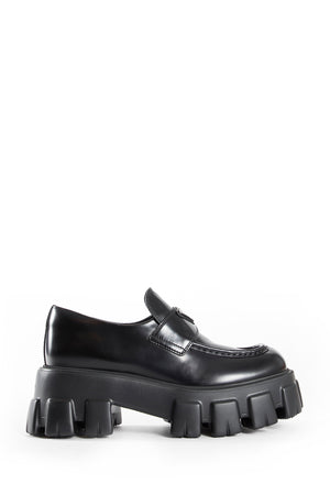 Brushed Leather Monolith Loafers - Antonioli.eu
