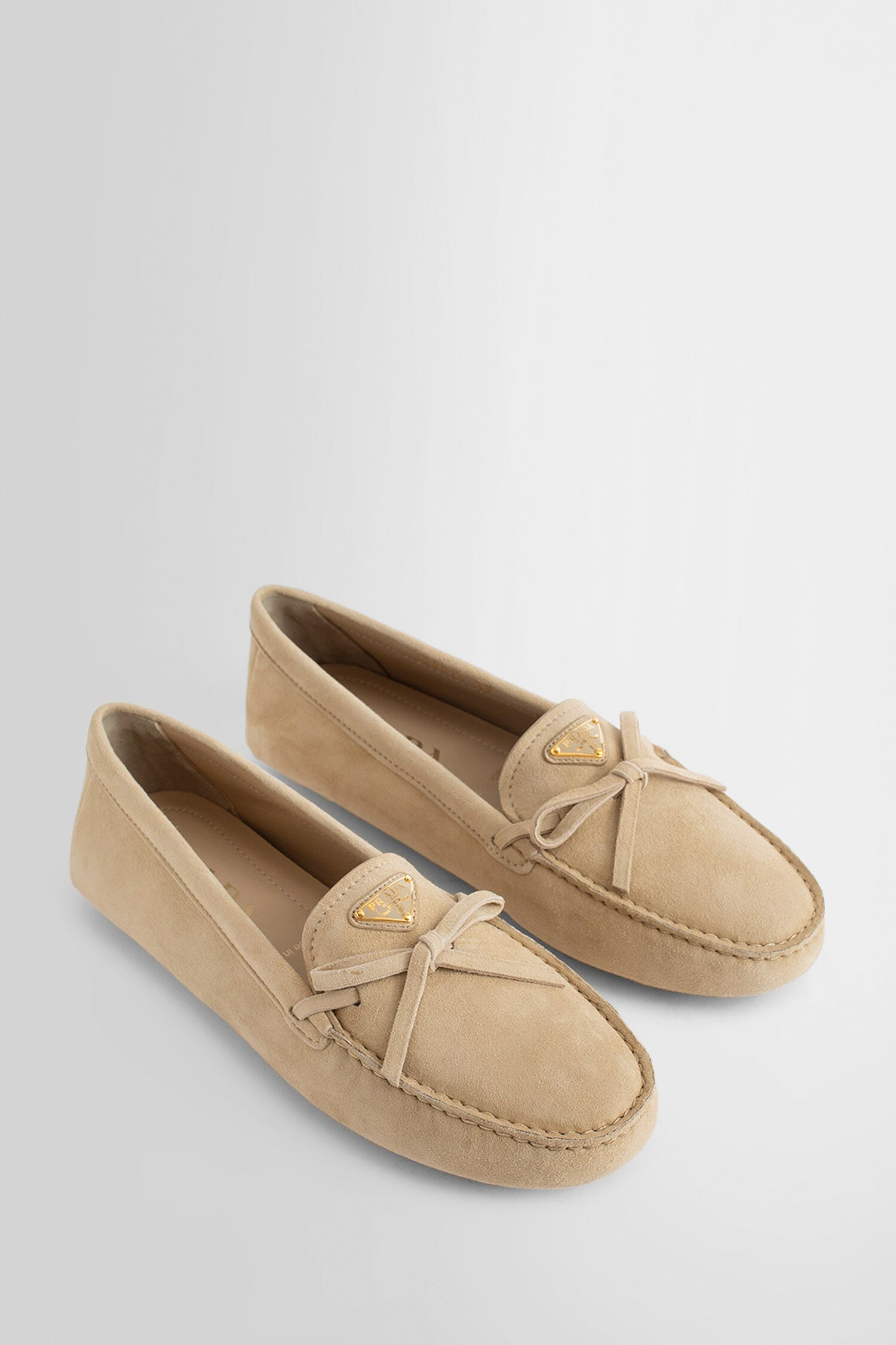 PRADA WOMAN BEIGE FLATS