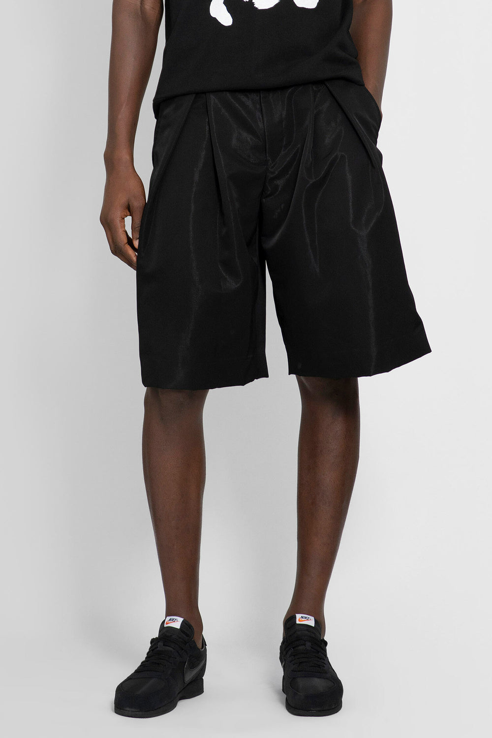 COMME DES GARCONS BLACK MAN BLACK SHORTS & SKIRTS