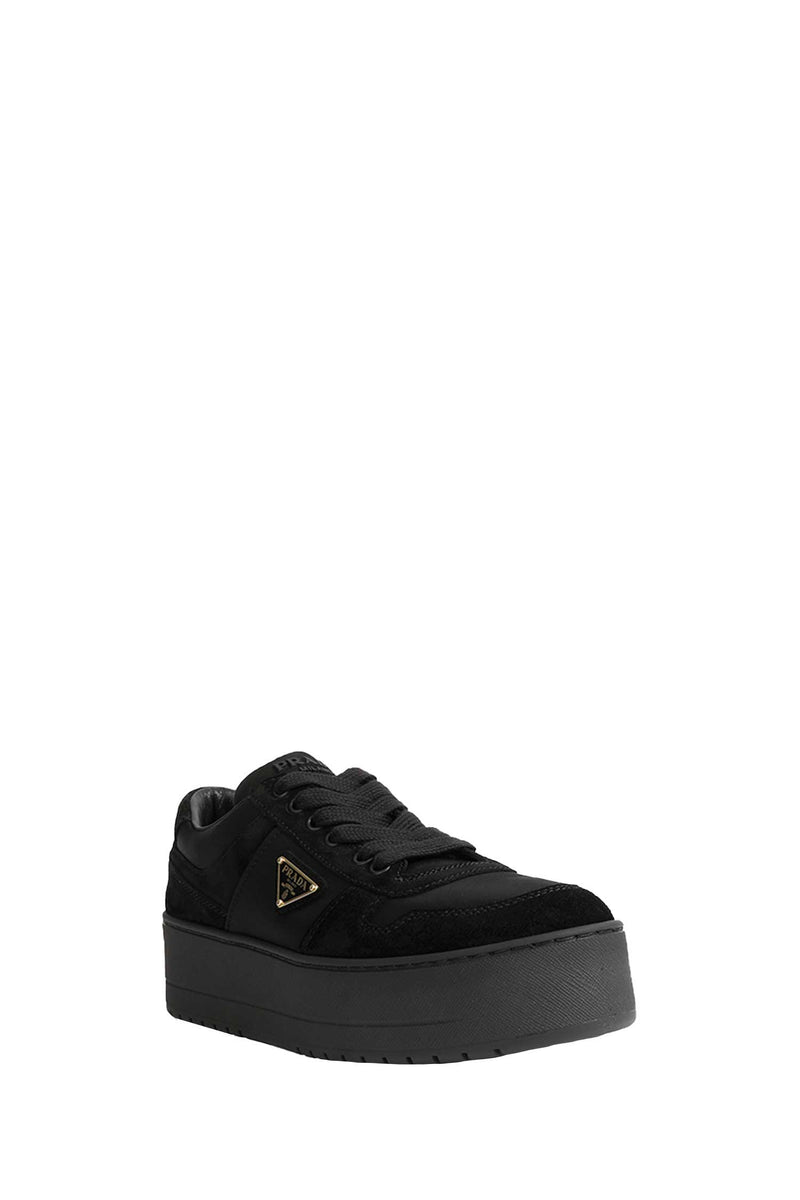 PRADA Downtown Bold Re-Nylon and Suede Sneakers woman