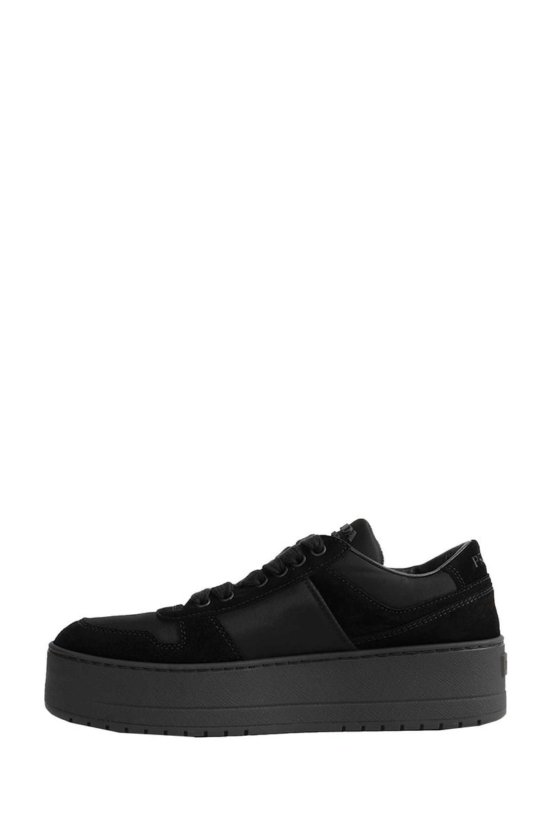 PRADA Downtown Bold Re-Nylon and Suede Sneakers woman