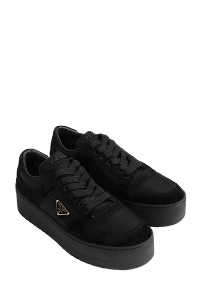 Downtown Bold Re-Nylon and Suede Sneakers