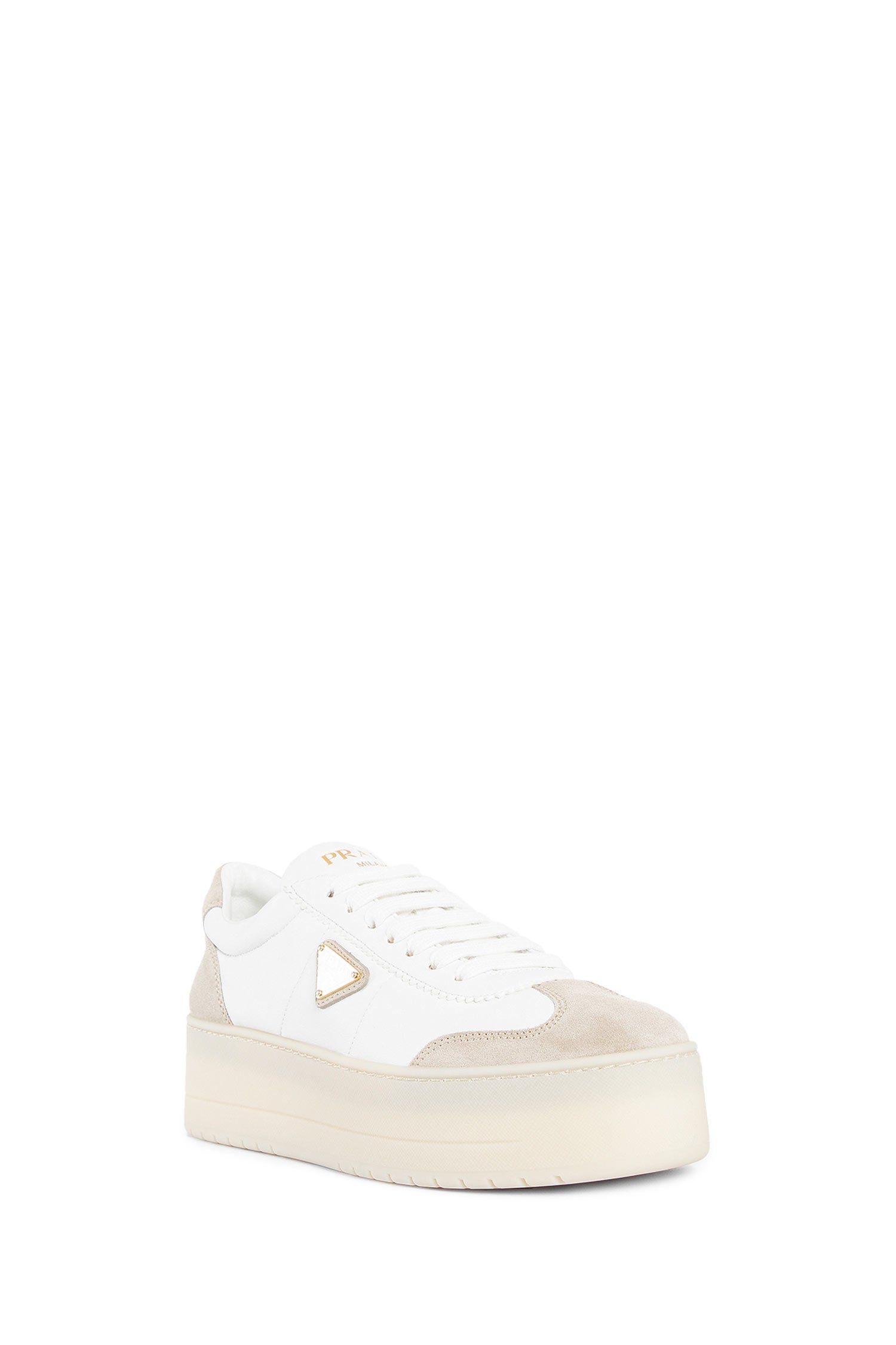 PRADA WOMAN WHITE SNEAKERS