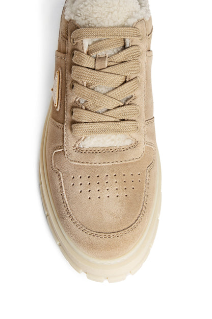 PRADA WOMAN BEIGE SNEAKERS