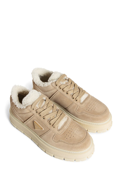 PRADA WOMAN BEIGE SNEAKERS