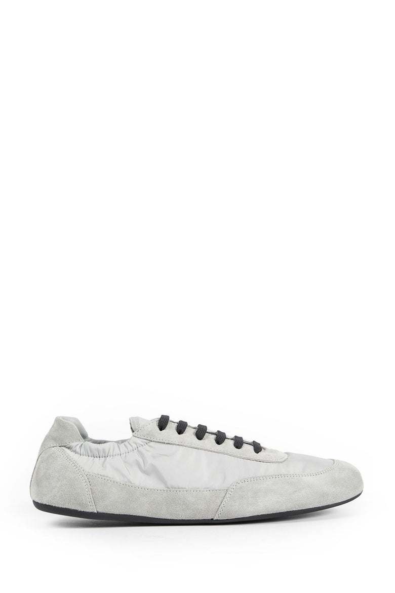 Collapse Re-Nylon and Suede Sneakers