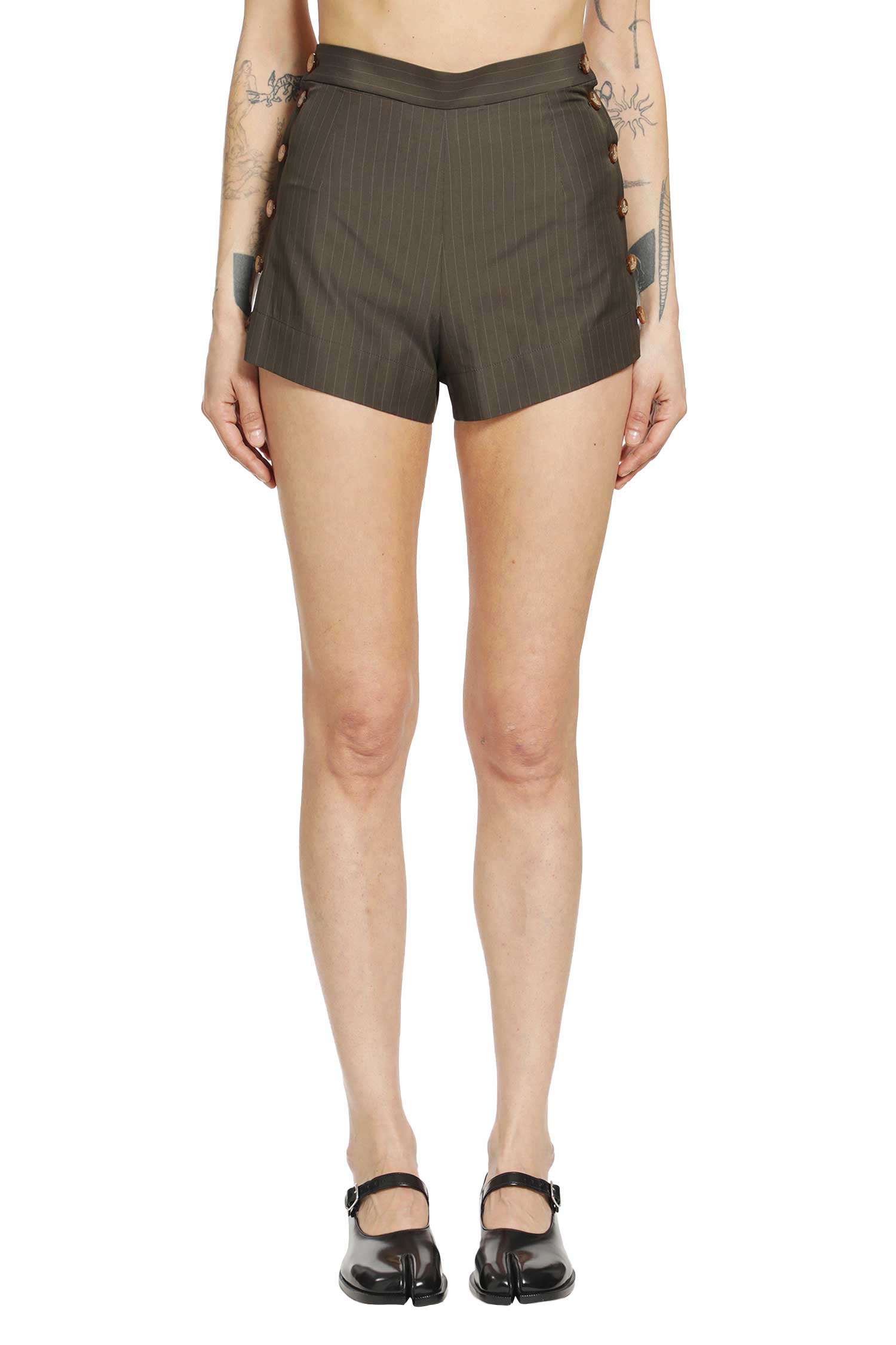 Elle Button Shorts