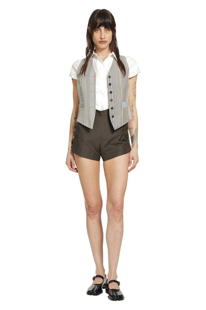 Elle Button Shorts